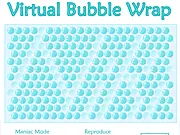 Play Virtual Bubble Wrap online free, stress relief game, click to pop bubbles instantly
