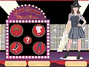 Free Celeb Dressup Wizard Emma online game, style famous actress Emma Watson, celebrity fashion dress up game