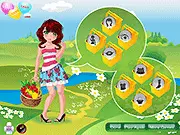 Picnic Girl Dressup free online spring fashion game creating outdoor outfits