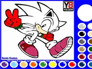 Play Sonic Coloring free online game, color Sonic the Hedgehog on PlayArcadeHub
