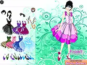 Full Skirt Dressup free online game on PlayArcadeHub, ballet themed girl fashion game