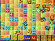 Screenshot of Toys Base Defense free online game - Toy soldiers and towers defending a base against enemy waves.