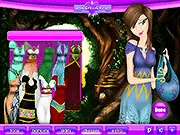 Play Celtic Maiden Dressup free online game, featuring a beautiful lass dressed in traditional Irish and Scottish fantasy clothing and accessories.