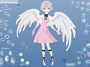 Silent Whisper free online dress-up game, an adorable magical fairy character ready to be dressed in a cute outfit and magical wings