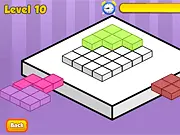 Play Isoblocker Master free online puzzle game, drag and arrange geometric blocks to fill the shape