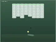Screenshot of the Smash Arcanoid online game showing a paddle bouncing a ball to break colored blocks and bricks