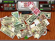 Play Money Rush online free game, sorting coins and banknotes, financial organization arcade game on PlayArcadeHub