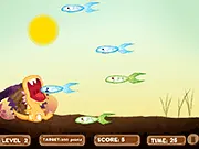 Feed Dino free online arcade game, baby dinosaur, catch fish avoid bad fish, play free