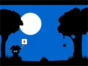 Play Full Moon free point and click puzzle game online rabbit adventure