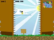 Box Man Food Drive free online arcade game, catch falling food, high-score game, play free