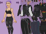 Mercy Dress Up game, punk rock fashion, dress up Mercy