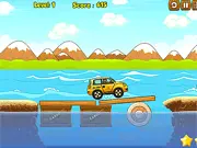 Build It: Wooden Bridge online game screenshot, building physics puzzle, free engineering game