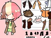 Ice Cream Dress Up! free chibi fashion game character with sweet accessories