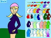 Mom to Be Dress Up free online game, maternity dresses fashion, style the expectant mother