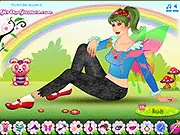 Magic Lady Butterfly dress-up free online game, fantasy girl with butterfly wings, beautiful fairy style game, play free on PlayArcadeHub
