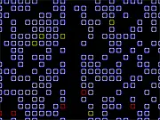 K3y online puzzle game showing a key falling down a tunnel dug in the dirt towards a purple portal