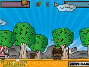 Toast Bear in Pirate Land free online game, platformer with a bear and pirates, collect toast game