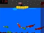 Play Plastics Fishing Frenzy free online arcade game. Use 6-pack plastic fishing lures to catch fish and achieve a high score on PlayArcadeHub.