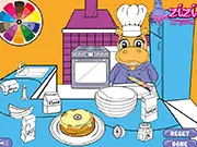 Hipo Colouring online game for free, featuring a cute hippopotamus ready to be colored with a variety of digital colors.