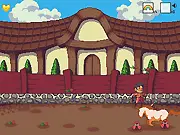 Unicorrida free online 2D arcade game where a Matador fights unicorns