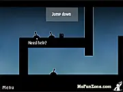 Dusk Time-Reversal Adventure free online game, platformer with time travel, energetic box hero, PlayArcadeHub puzzle game