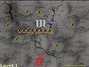 Screenshot of Insane Snake The Gold game online - A snake navigating a retro maze to collect free gold.