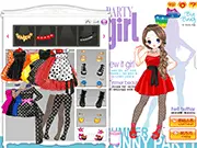 Cute Party Girl Dress Up free online styling game elegant party outfit