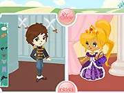 Prince and Princess in Castle free online dressup game, royal couple fashion game, PlayArcadeHub fantasy game