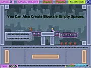Bots And Blocks play free online physics puzzle game create destroy blocks crush bots strategic playarcadehub