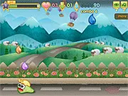 Play Yummy Drops free online arcade game on PlayArcadeHub, catch falling food with the hungry monster.