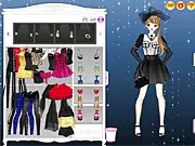 Starry South Korean actress dress-up game, K-Fashion costumes, celebrity styling free game, starry look elegant dress