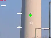 Tower Jumper free online game character jumping between clouds on a vertical climb highscore challenge