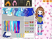 Play Sky Blue free online adventure game cute girl blue dress platformer PlayArcadeHub