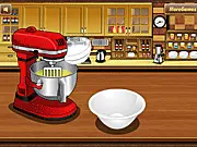 Make Orange Cake free online cooking game screen showing ingredients and a freshly baked citrus cake