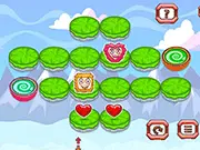 Play Winter Shift free online puzzle game, guiding two cute, synchronized monsters through an icy winter level