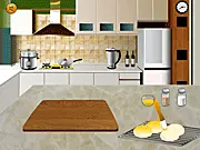 Morning Buns free online cooking game screen showing warm, baked breakfast rolls with glaze
