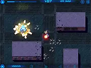 Last Barrier free online shooter game, airplane combat screenshot with upgrades on PlayArcadeHub