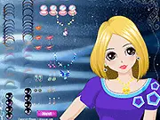 Game screen of Sweet 18 Makeover showing the character model with flawless makeup, wearing an elegant gown, ready for her eighteenth birthday party, with styling tools visible.