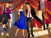 Play Wizard Couple Dressup free online game, styling a fashionably famous couple in elegant Harry Potter inspired wizard outfits