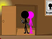 Brain Splatters 2 free online game, quick-click action, save the hostage, cop game, challenging quick time events PlayArcadeHub