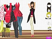 Woman's Day Party online game screenshot, play free dress up game on PlayArcadeHub