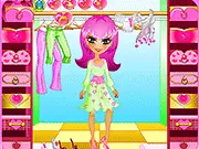 Fashion game where players prepare outfits for Valentine's Day by unlocking new looks