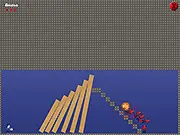 Daryn's Journey game screen - Physics-based block topple challenge - Play free online