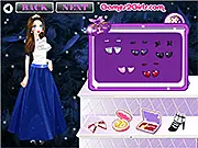 Nocturne Tango online dress up game, fashion styling for tango dancers Misty and Ashley