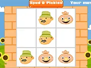 Spud & Pickles free online tic-tac-toe game on PlayArcadeHub
