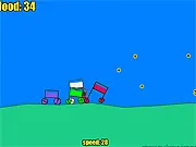 Planet Fremotor game showing a futuristic, evolved race car speeding on an alien-looking track