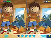Play Zack & Quack Differences free online spot the difference game, find differences in cartoon images, fun puzzle game.
