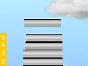 Girders game online, free stacking challenge with steel beams, building the tallest tower on PlayArcadeHub
