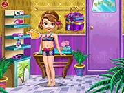 Play Little Princess Tanning Solarium free online, help princess get a tan skin, girl game, PlayArcadeHub.