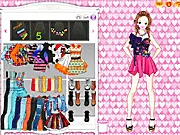 Play 2Yoon K-Pop Dress Up free online, style 4minute sub-unit members Gayoon and Jiyoon, PlayArcadeHub.